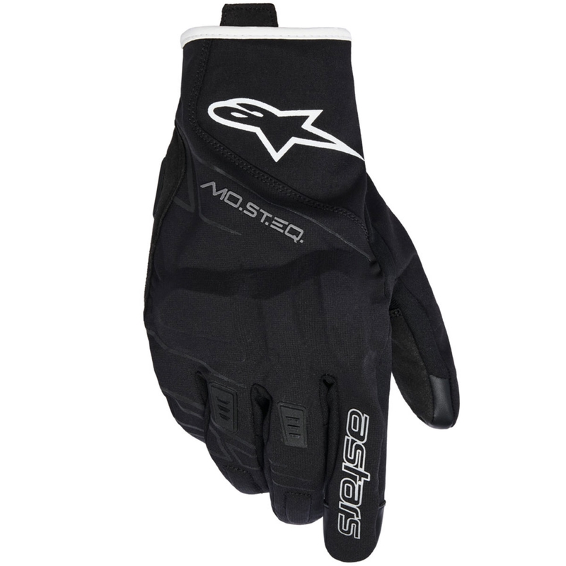 Γάντια μοτοσικλέτας Alpinestars MOBLAST WATERPROOF ασπρόμαυρα υπόλευκα