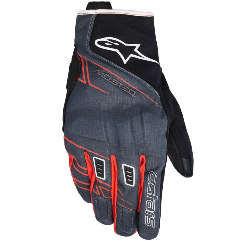 Γάντια μοτοσικλέτας Alpinestars MOBLAST WATERPROOF μαύρο-ανθρακί-πορτοκαλί