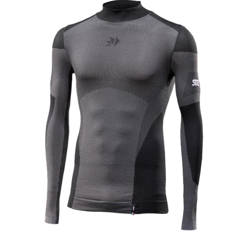 Λειτουργικό μακρυμάνικο μπλουζάκι SIXS BT TS3L V2 μαύρο ανθρακί