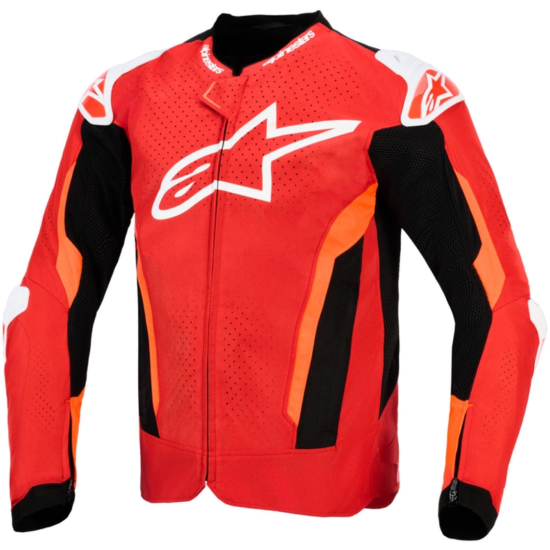 Μπουφάν μοτοσικλέτας Alpinestars T-GP Air κόκκινο-φλουορ κόκκινο-λευκό-μαύρο