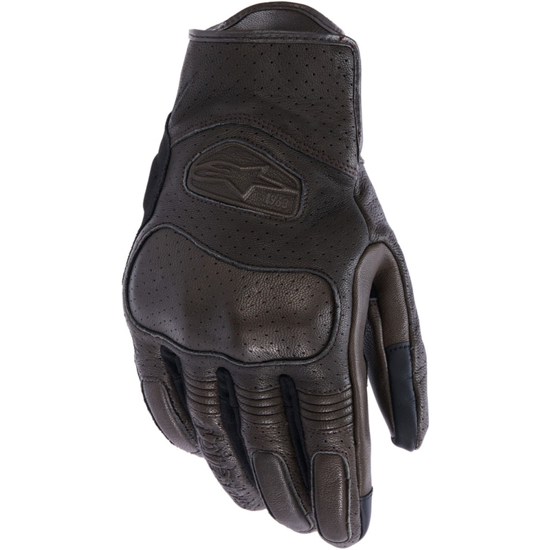 Γάντια μοτοσικλέτας Alpinestars Mustang V3 καφέ-μαύρα