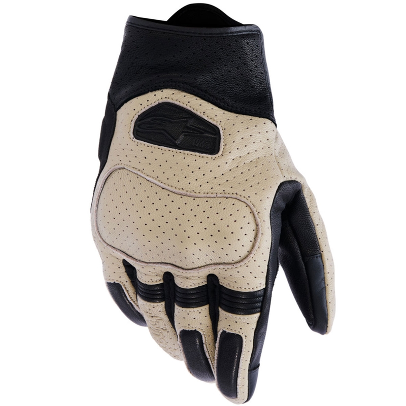 Γάντια μοτοσικλέτας Alpinestars Mustang V3 μπεζ-μαύρα