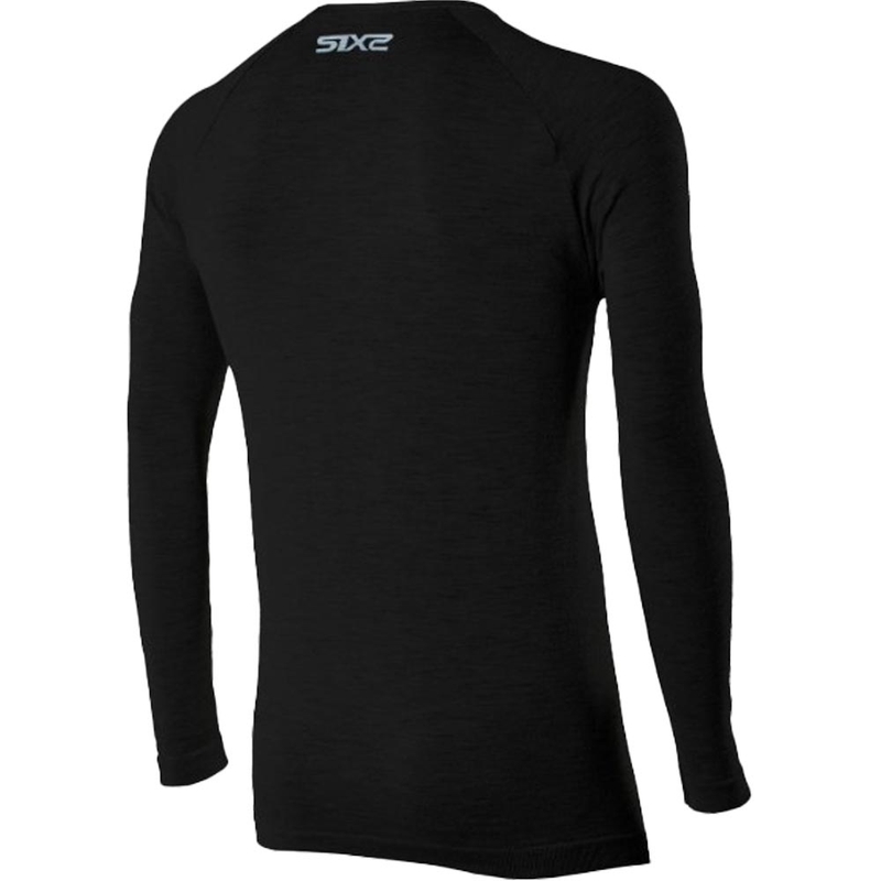 Θερμικό μακρυμάνικο μπλουζάκι SIXS TS2 MERINOS μαύρο