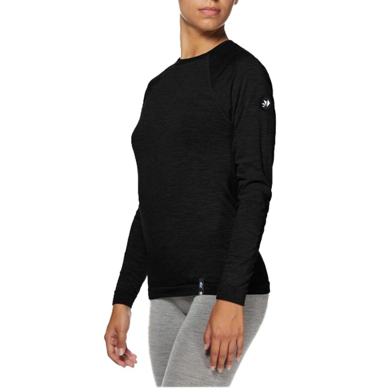 Θερμικό μακρυμάνικο μπλουζάκι SIXS TS2 MERINOS μαύρο