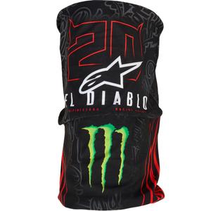 Γκέτα λαιμού Alpinestars FQ20 Monster Collection μαύρη-φθορίζουσα-μπλε-πράσινη