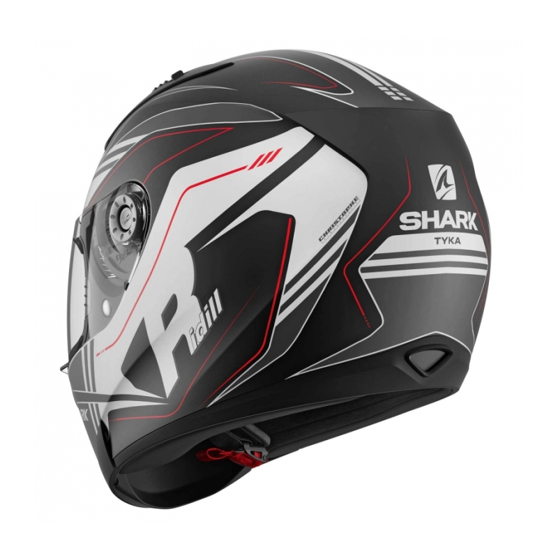 Integrální přilba SHARK RIDILL Tika Mat černo-šedo-bílá