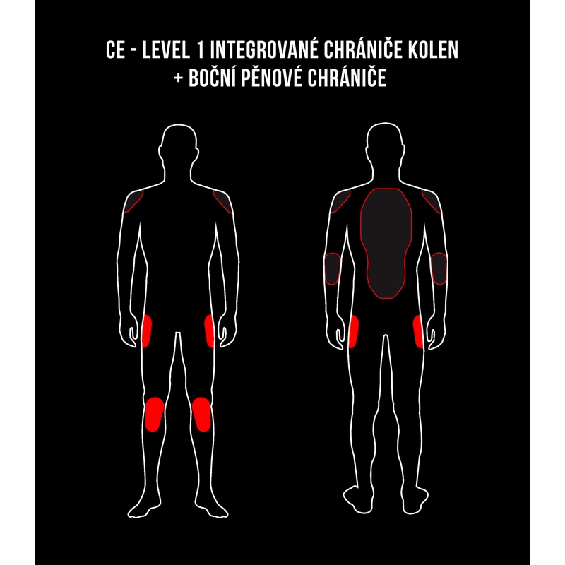 Dámské kalhoty na motorku RSA Dakar šedé výprodej