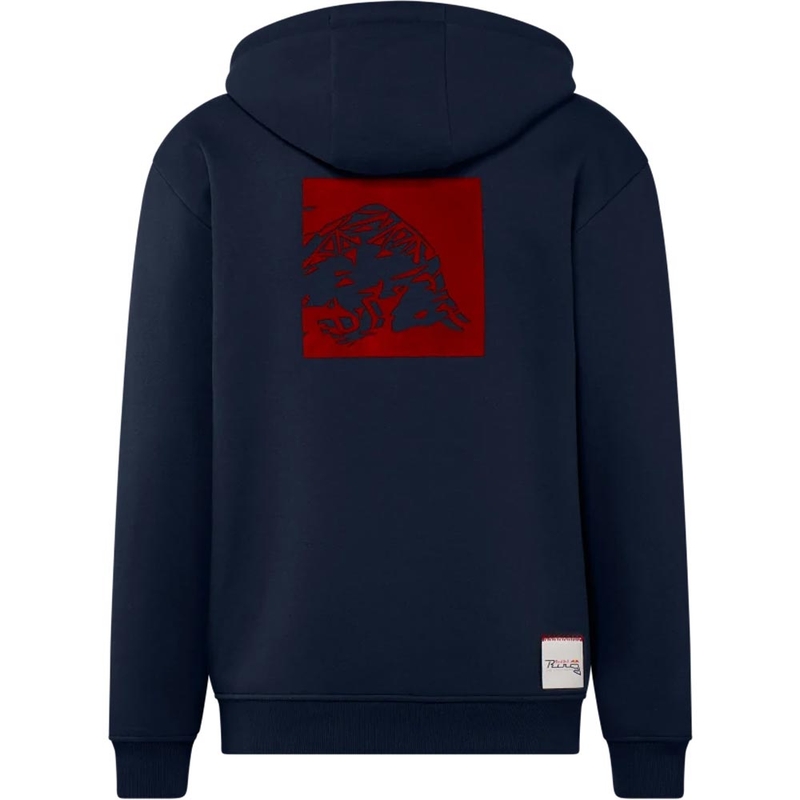 Φούτερ με κουκούλα Red Bull Racing Core Zip F805 μπλε