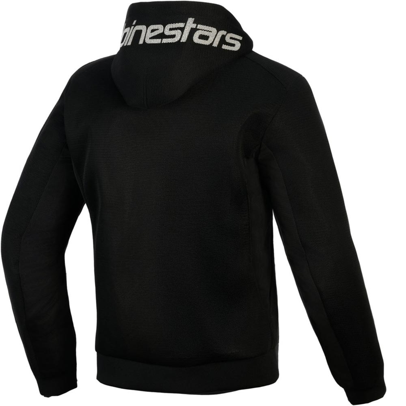 Φούτερ μοτοσικλέτας Alpinestars Chrome Superairflow μαύρο-σκούρο γκρι-λευκό