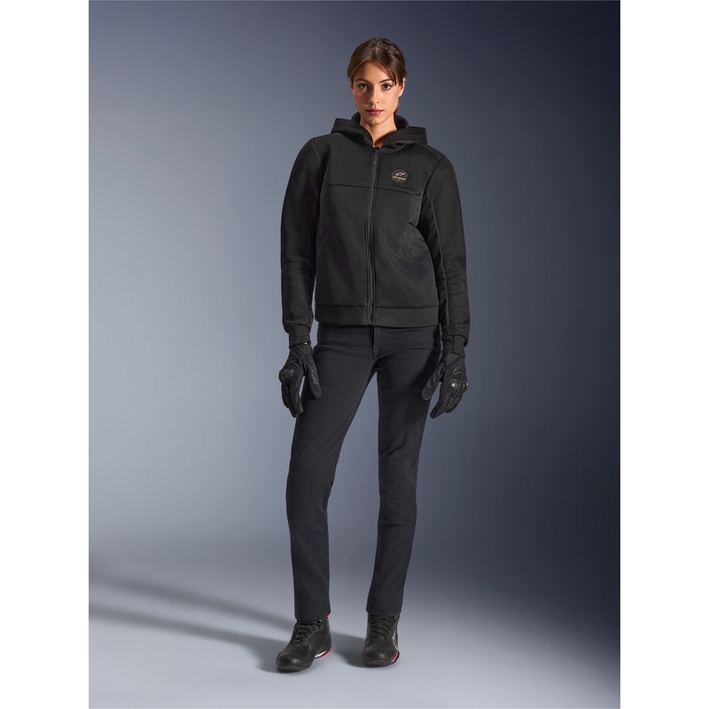 Γυναικείο μπουφάν μοτοσικλέτας Alpinestars Stella Chrome Superairflow σε μαύρο-χάλκινο χρώμα