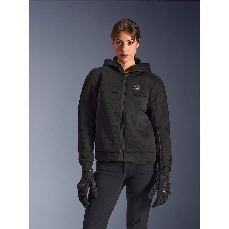 Γυναικείο μπουφάν μοτοσικλέτας Alpinestars Stella Chrome Superairflow σε μαύρο-χάλκινο χρώμα