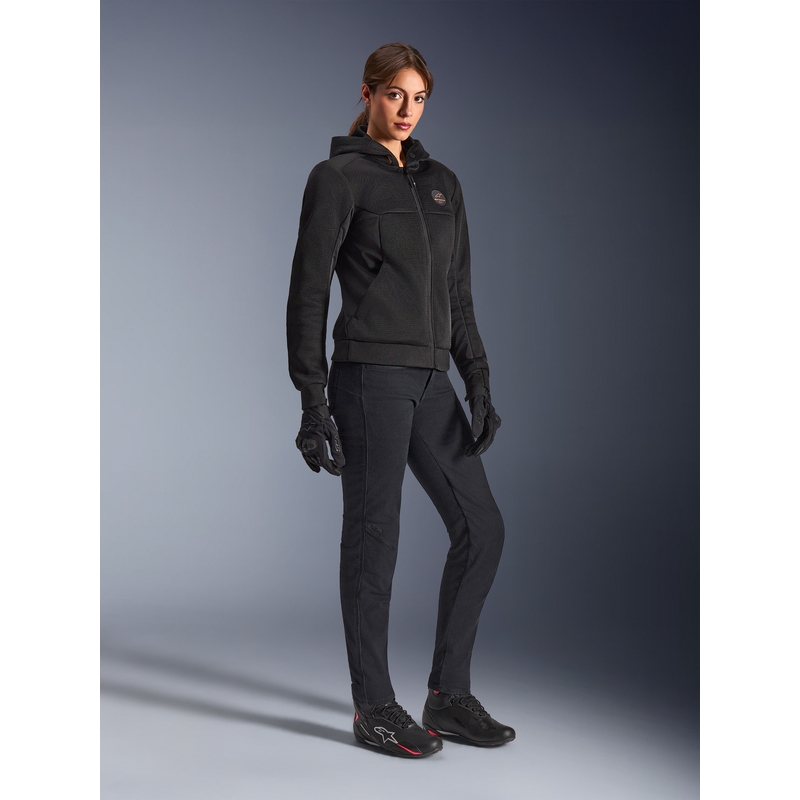 Γυναικείο μπουφάν μοτοσικλέτας Alpinestars Stella Chrome Superairflow σε μαύρο-χάλκινο χρώμα