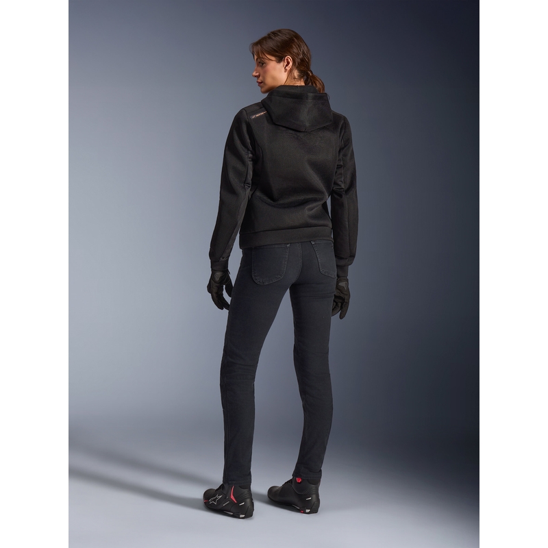 Γυναικείο μπουφάν μοτοσικλέτας Alpinestars Stella Chrome Superairflow σε μαύρο-χάλκινο χρώμα