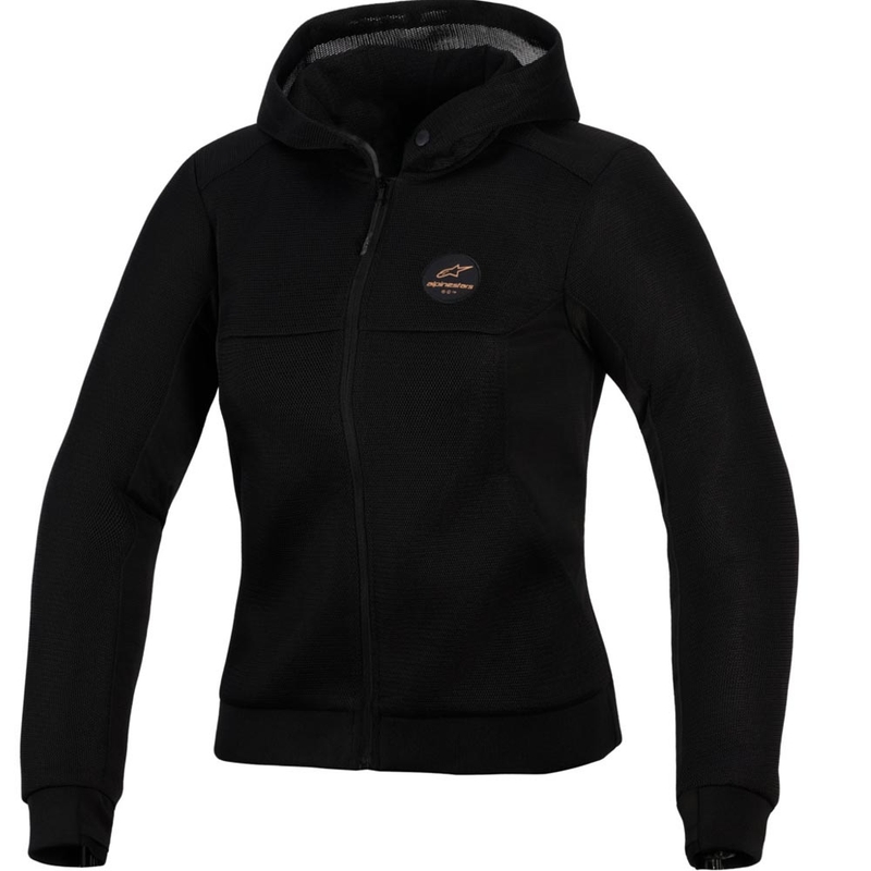 Γυναικείο μπουφάν μοτοσικλέτας Alpinestars Stella Chrome Superairflow σε μαύρο-χάλκινο χρώμα