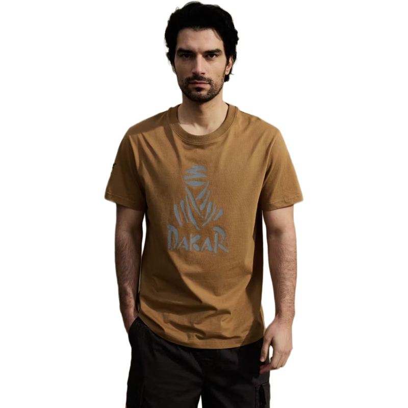 Μπλούζα Dakar Logo 263 σε χρώμα άμμου
