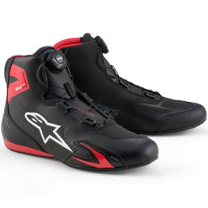 Μπότες μοτοσικλέτας Alpinestars Celer μαύρο-κόκκινο-λευκό