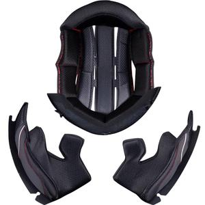 Εσωτερικό για κράνη μοτοσικλέτας MT KRE+ Carbon black