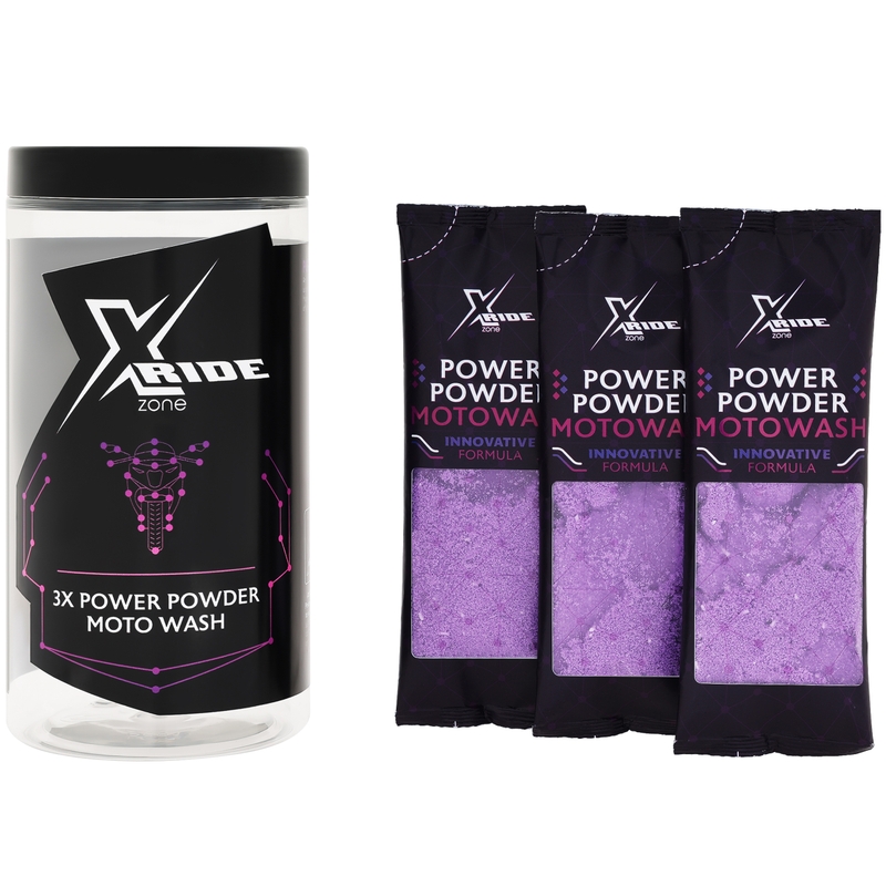 Σαμπουάν μοτοσικλέτας σε σκόνη XzoneRide® Power Powder-Moto Wash 60 γρ.