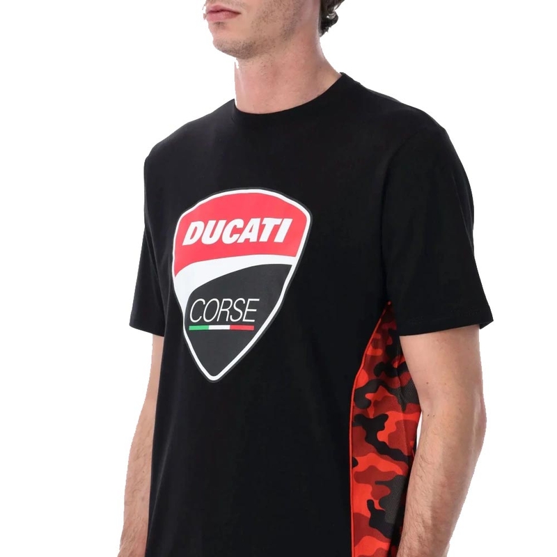 Μπλούζα Ducati Corse CAMU DETAILS μαύρη