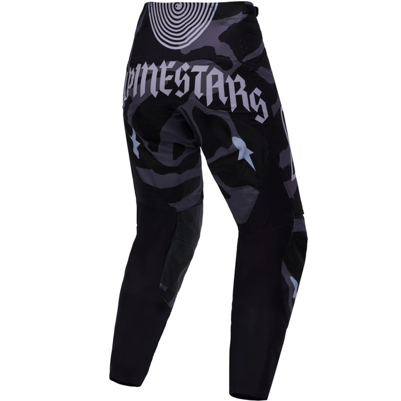 Παντελόνι motocross Beast Coast περιορισμένης έκδοσης Alpinestars Techstar γκρι-μαύρο-πορτοκαλί