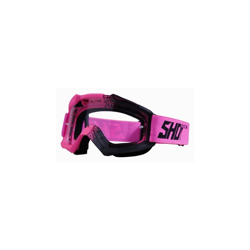 Motokrosové brýle Shot Assault Fusion fluo růžové