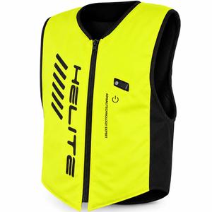 Γιλέκο αερόσακου Helite Double Turtle Hivis πράσινο-κίτρινο