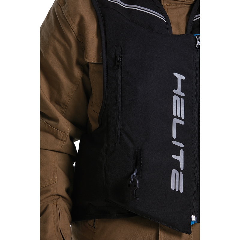 Γιλέκο αερόσακου Helite Double Turtle Hivis πράσινο-κίτρινο