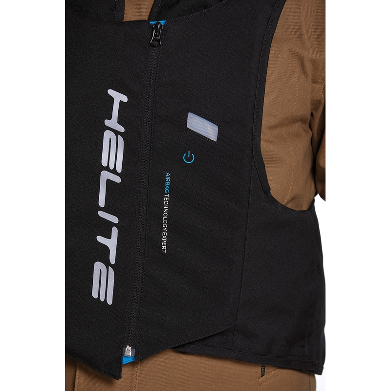 Γιλέκο αερόσακου Helite Double Turtle Hivis πράσινο-κίτρινο