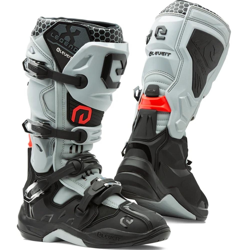 Μπότες motocross Eleveit X-Legend EVO μαύρο-γκρι