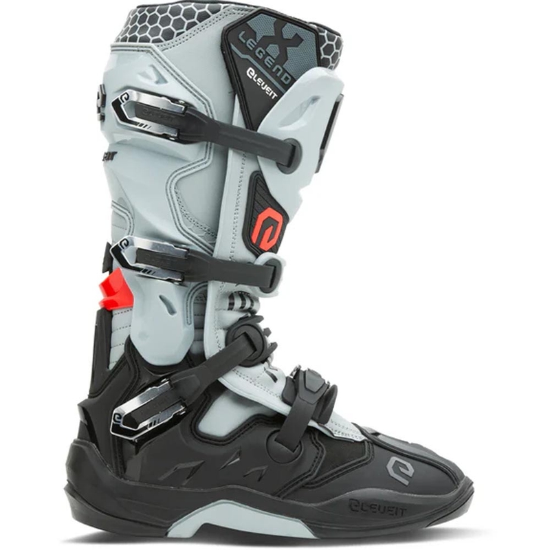 Μπότες motocross Eleveit X-Legend EVO μαύρο-γκρι