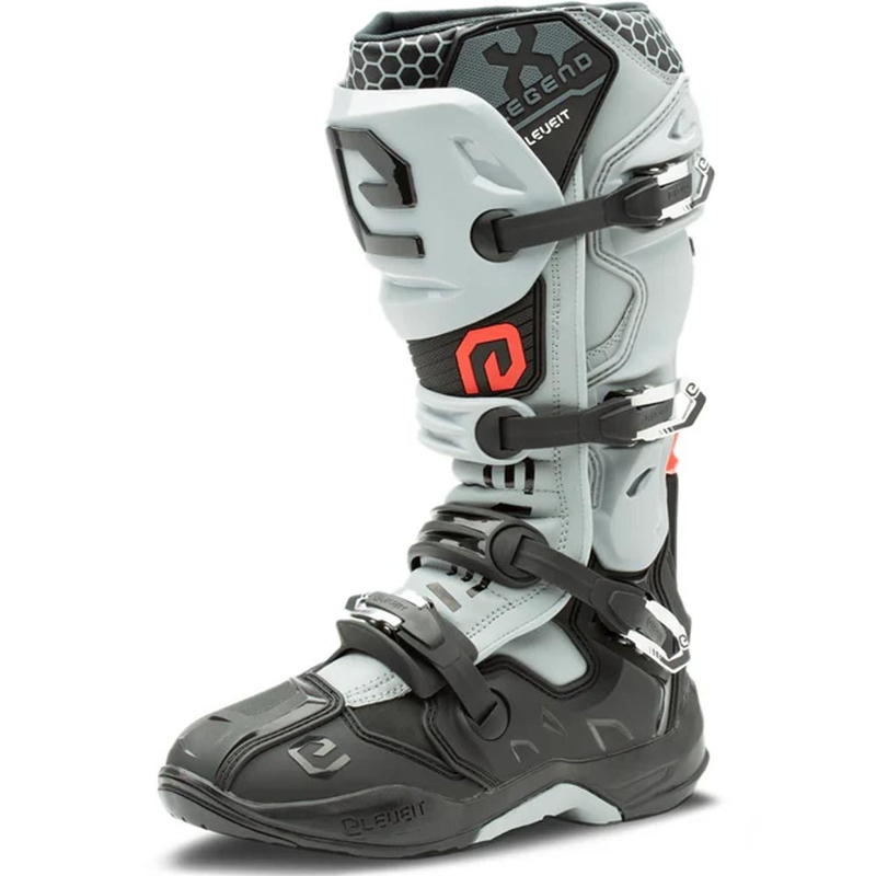Μπότες motocross Eleveit X-Legend EVO μαύρο-γκρι