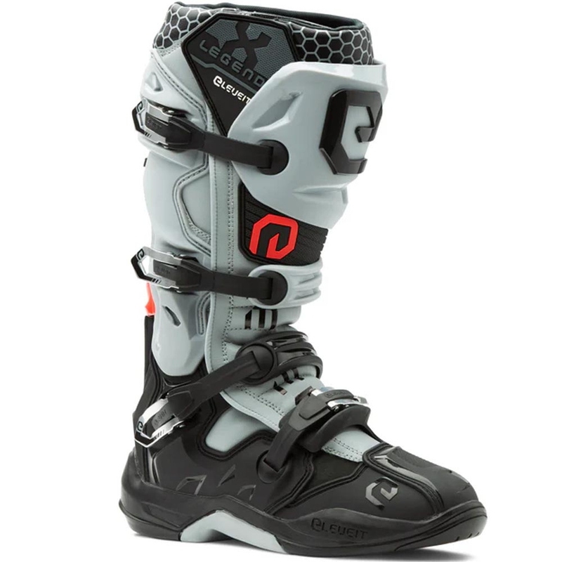 Μπότες motocross Eleveit X-Legend EVO μαύρο-γκρι