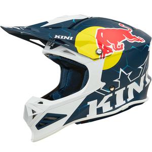Κράνος μοτοκρός KINI Red Bull MXC1 1.0 μπλε-λευκό