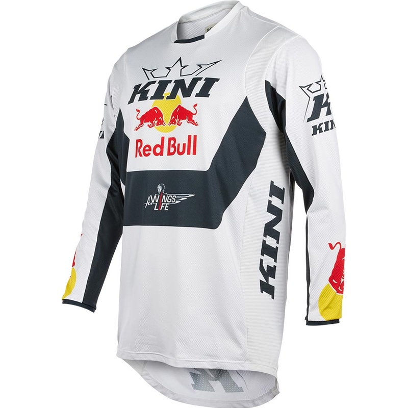 Λευκή φανέλα μοτοκρός KINI Red Bull MXC 1.0