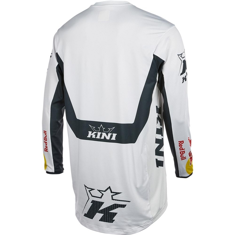 Λευκή φανέλα μοτοκρός KINI Red Bull MXC 1.0