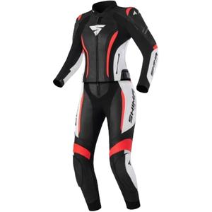 Γυναικεία Shima Miura 2.0 Black-White-Fluo Red Φόρμα μοτοσικλέτας
