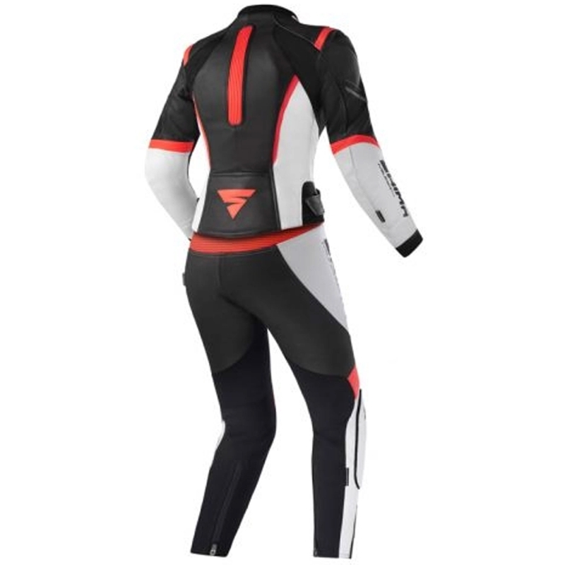 Γυναικεία Shima Miura 2.0 Black-White-Fluo Red Φόρμα μοτοσικλέτας