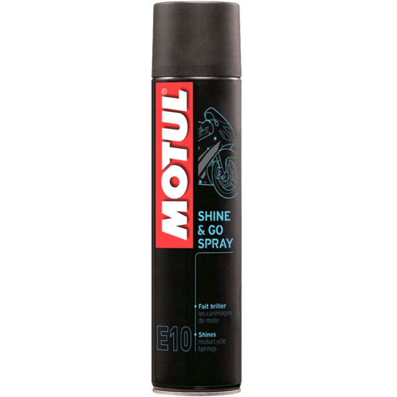 Motul E10 Shine &amp; Go σπρέι περιποίησης πλαστικών 400 ml