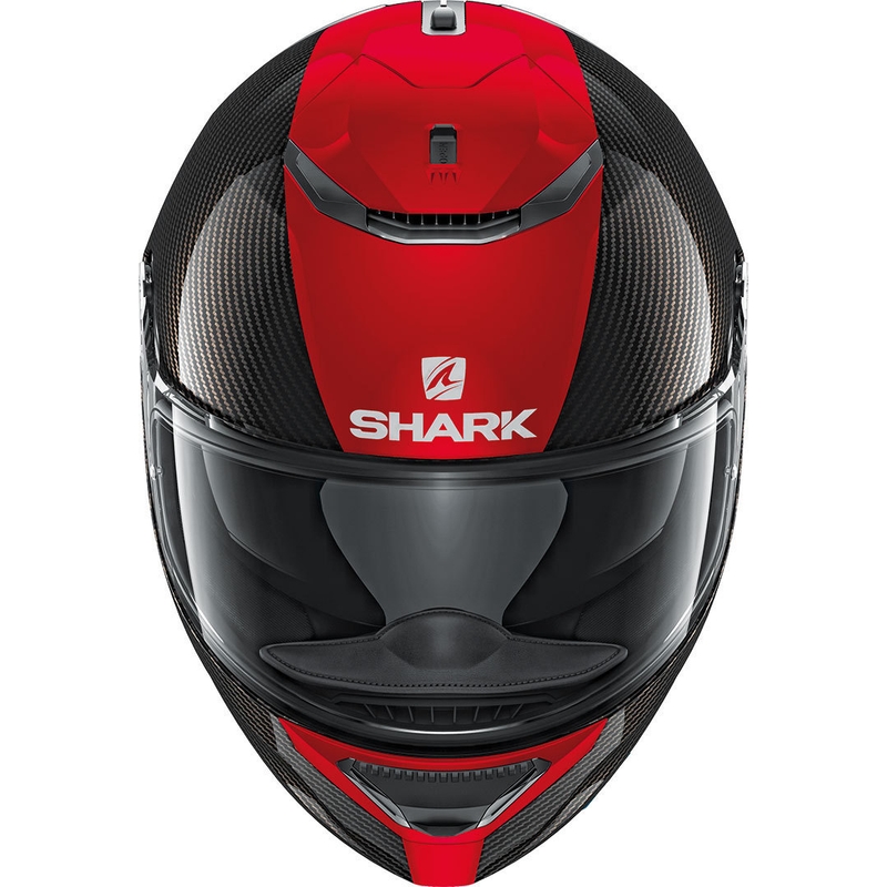 Integrální přilba SHARK SPARTAN CARBON Skin černo-červená
