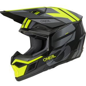 Κράνος μοτοκρός O´Neal 3SRS Ride ματ μαύρο-γκρι-φλουό κίτρινο