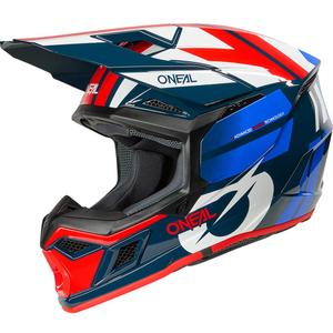 Κράνος μοτοκρός O´Neal 3SRS Ride μπλε-λευκό-κόκκινο