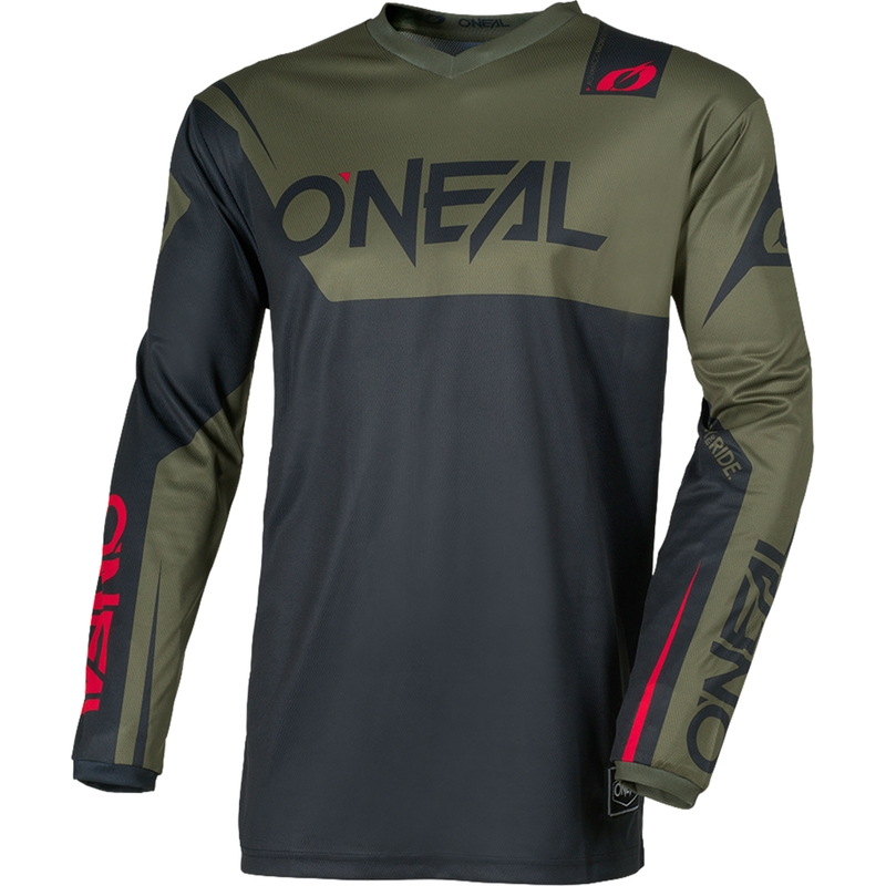 O'Neal Element Racewear μοτοκρός φανέλα μαύρη ελιά