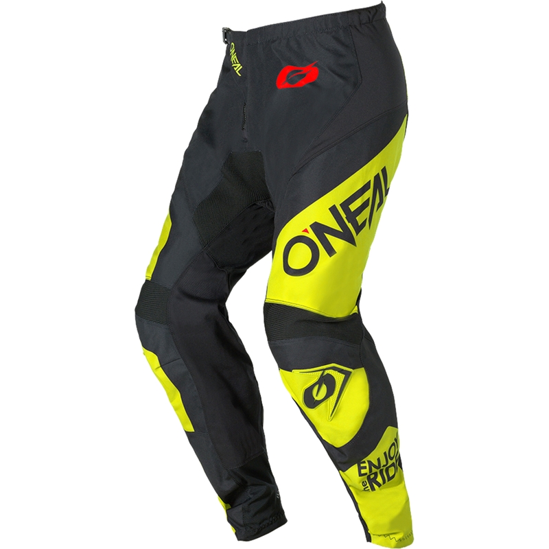 Παντελόνι motocross O´Neal Element Racewear μαύρο-φλουορ κίτρινο