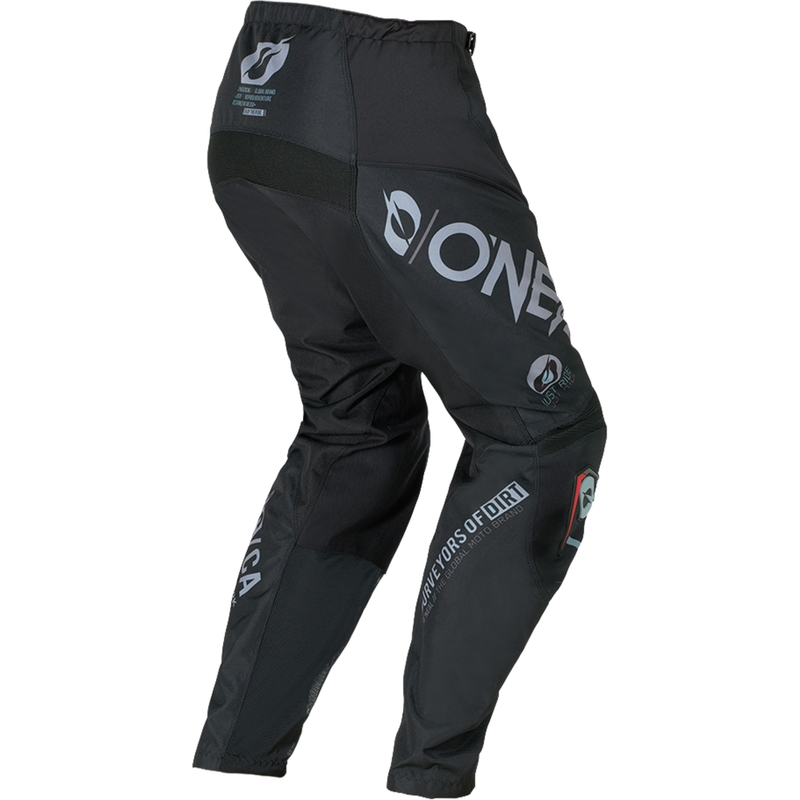 Παντελόνι motocross O´Neal Element Brand μαύρο-γκρι