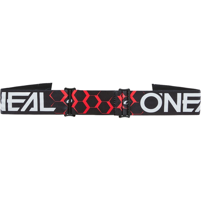 Γυαλιά μοτοκρός O´Neal B-33 Hexa μαύρο-κόκκινο (κόκκινο ιρίδιο από πλεξιγκλάς)