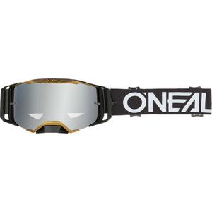 Γυαλιά μοτοκρός O´Neal B-33 Hexa μαύρο-χρυσό (ασημί καθρέφτης πλεξιγκλάς)
