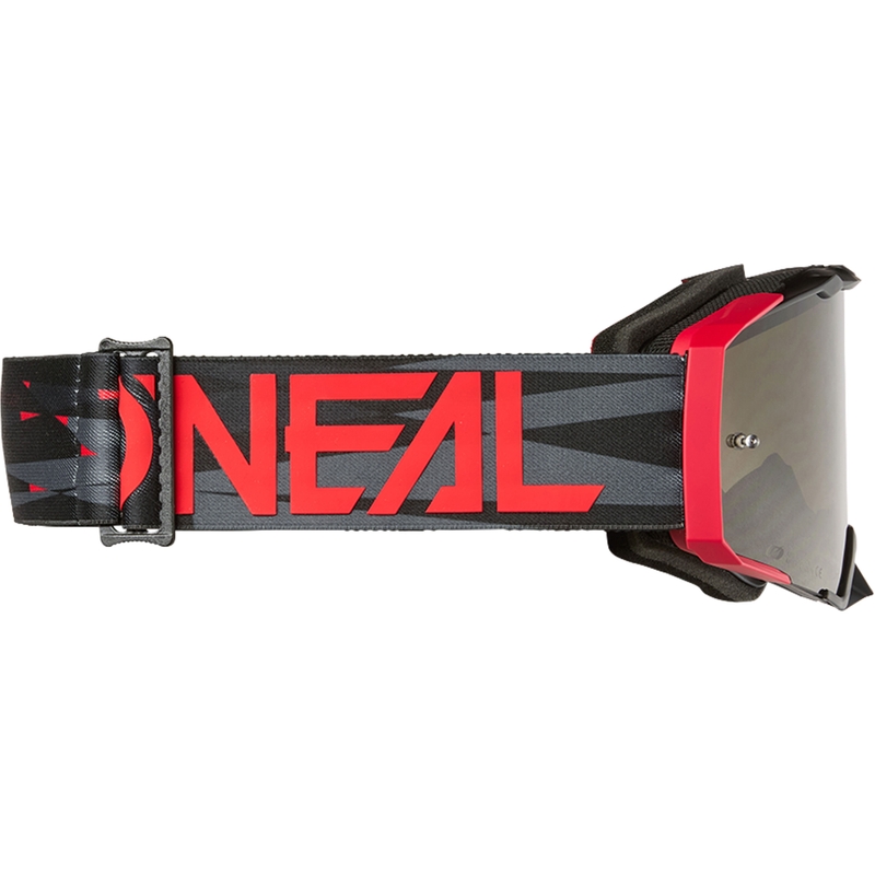 Γυαλιά μοτοκρός O´Neal B-33 Ictus μαύρο-κόκκινο (γκρι πλεξιγκλάς)