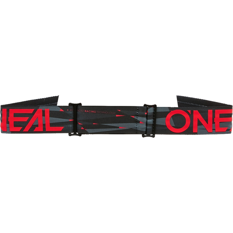 Γυαλιά μοτοκρός O´Neal B-33 Ictus μαύρο-κόκκινο (γκρι πλεξιγκλάς)