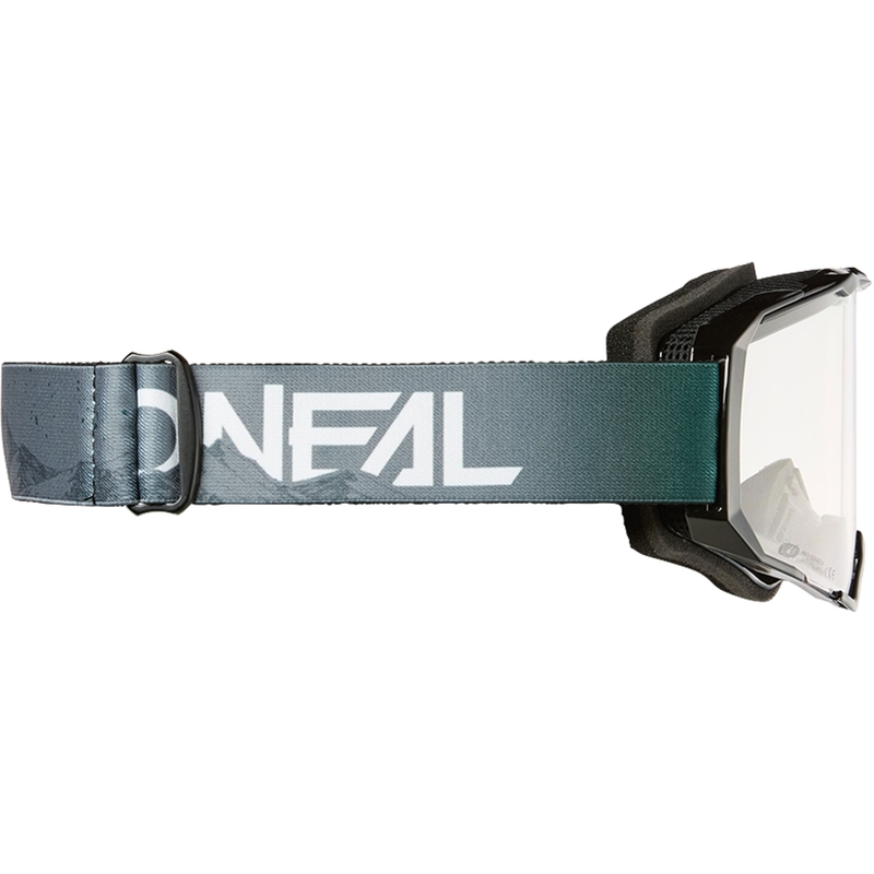 Γυαλιά μοτοκρός O´Neal B-22 Covert γκρι-πράσινα (διαφανές πλεξιγκλάς)
