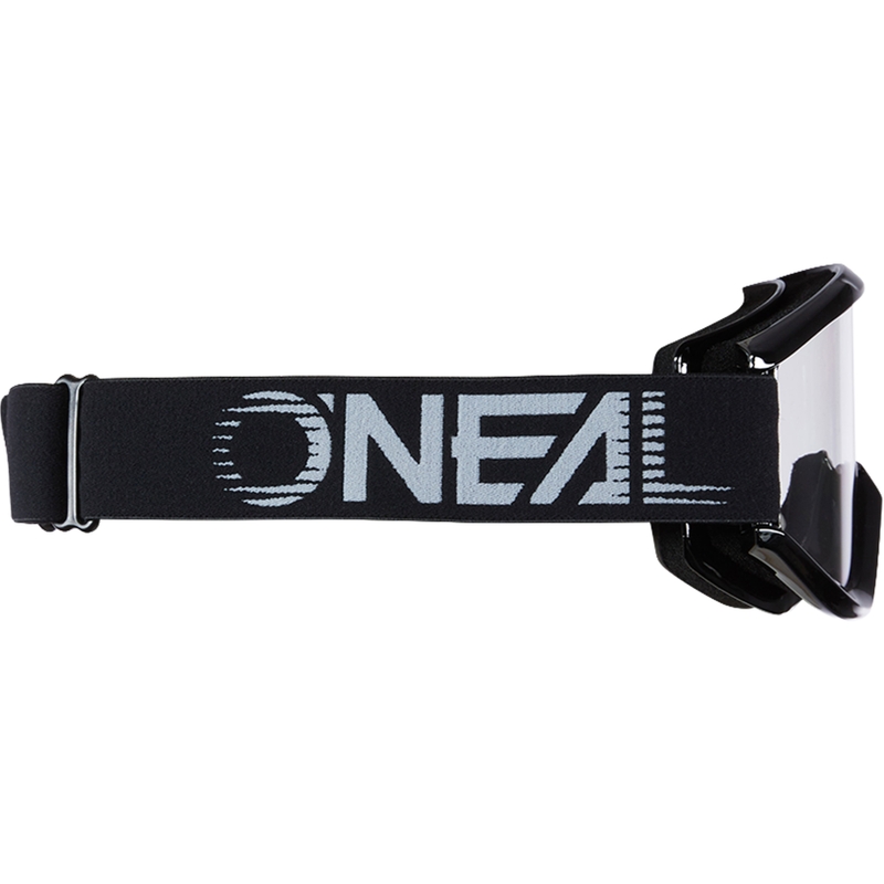 Γυαλιά μοτοκρός O´Neal B-Zero μαύρα (διαφανές πλεξιγκλάς)